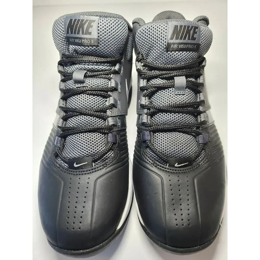 Nike Air Visi Pro 5 Black Mens 8.5 /Women's 10 Basketball Sneaker Sporty